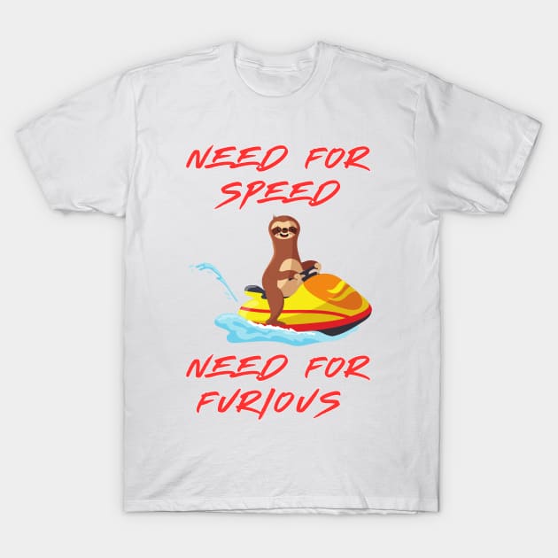 Speed for sloth T-Shirt by Azujark 